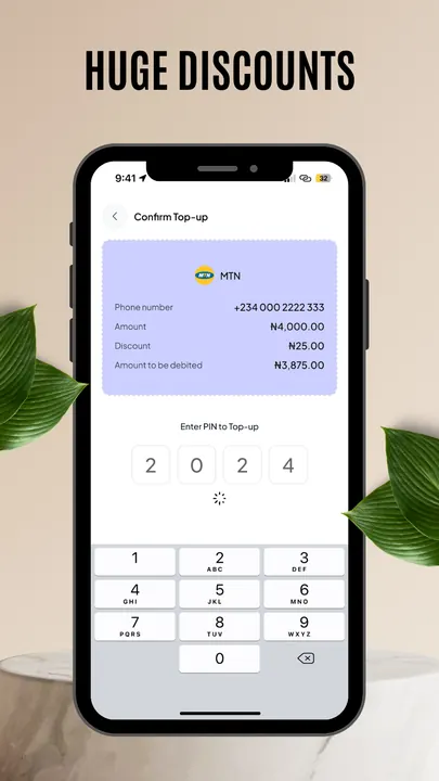 Airtime top-up with discount pricing