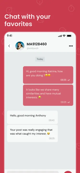 Realtime chat conversation